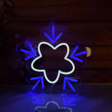 Load image into Gallery viewer, White Snow Neon Sign
