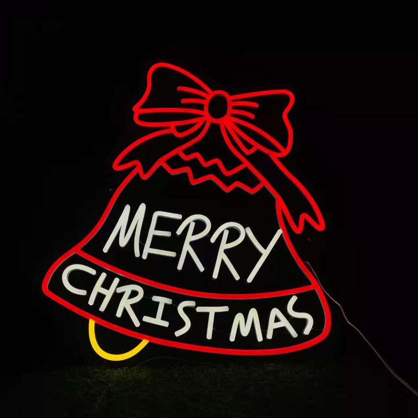 Christmas Bell Neon Sign