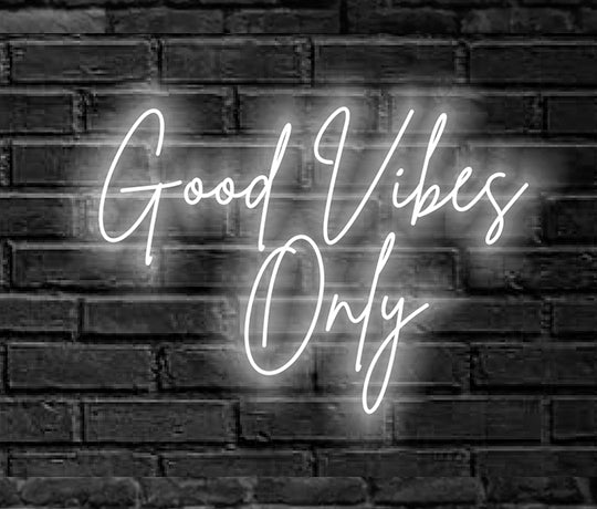 Good Vibes Only LED Neon Lights
